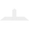 Ekena Millwork Portland Architectural Grade PVC Gable Bracket, 48"W x 20"H x 2"D x 6"F, 10/12 Pitch GBP048X20X0206POR00 - alternate 4